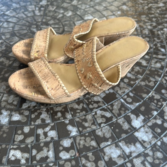 Jack Rogers Cork Wedges Size 8.5 - Picture 2 of 2